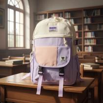 Mochila Feminina Faculdade Escolar Bolsa Reforçada Passeio