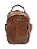 Mochila Feminina Grande Couro Impermeável Passeio Trabalho Casual