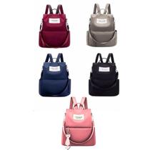 Mochila Feminina Grande De Tecido Oxford À Prova D'água Casual/Bolsa De Viagem Combina Com Tudo