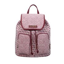 Mochila Feminina Grande Fellipe Krein FK627 Monograma Vinho Mochila Feminina Grande Fellipe Krein FK627 Monograma Vinho