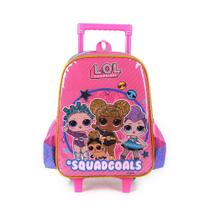 Mochila Feminina Infantil Com Roda M Luxcel Lol Surprise