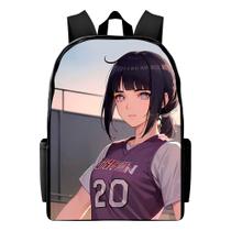 mochila feminina infantil escolar desenho naruto m15