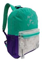 Mochila Feminina Infantil Juvenil Escolar Costas Mf3418