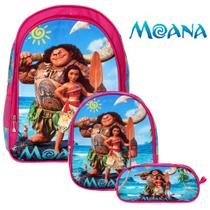 Mochila Feminina Infantil Moana Passeio Pré Escola Costas