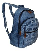 Mochila Feminina Jeans Style Faculdade Escola Melhor Preço