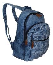 Mochila Feminina Jeans Style Faculdade Escola Melhor Preço