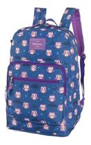Mochila Feminina Juvenil Up4you Estampada Corujinha Coruja G Mochila Feminina Juvenil Up4you Estampada Corujinha Coruja G