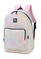 Mochila Feminina Juvenil Up4you Rosa Original Linda! - LX