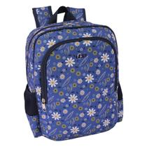 Mochila Feminina Ls Bolsas Margarida Azul Média