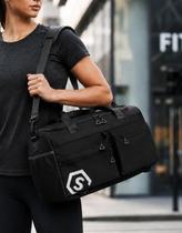 Mochila Feminina Mala 2x1 Academia Treino Viagem Bolso Tênis