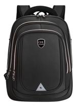 Mochila Feminina Masculina Bolsa Prova Dágua C/ Alça Laptop / Preto6005 / Ziper Dourado Mochila Feminina Masculina Bolsa Prova Dágua C/ Alça Laptop / Preto6005 / Ziper Dourado