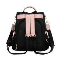 Mochila feminina mochila de viagem anti-roubo pano oxford leve e elegante e versátil