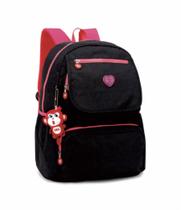 Mochila Feminina Notebook Kika Com Chaveiro KK23M04