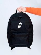 Mochila Feminina Nylon Pilula Caveira Estampada Personalizada Resistente Grande Escolar Faculdade Bolsa Trabalho Viagem Mala Masculina