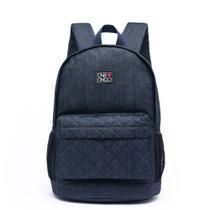 Mochila Feminina Onbongo Jeans Escolar Faculdade Trabalho