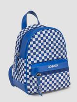 Mochila Feminina Pequena Azul Chess