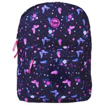 Mochila Feminina Poliéster Impermeável 20 Litros Alças Acolchoadas Rabisk Butterfly RKB5033M Azul Marinho 2 Bolsos Melhor Custo Benefício