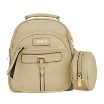 Mochila Feminina Regulavel Estilosa Cursinho Dia Dia Média Pequena Moda Sofisticada Trabalho Escola Faculdade Social Top