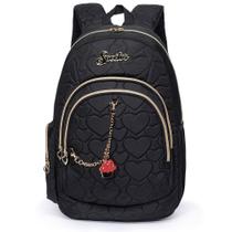 Mochila Feminina Resistente C/ Chaveiro Casual Juvenil