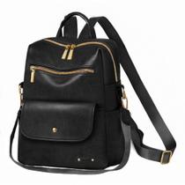 Mochila Feminina Resistente Com Bolso Antifurto e Alça de Ombro Perfeita Para Faculdade Escolar Dia a Dia Passeio