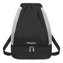 Mochila Feminina Saco Sacola Semi Impermeável Esportiva Academia Compartimento P/ Sapatos Regulavel Alta Qualidade Luxo