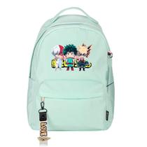 Mochila feminina TPS MHA, leve, desenho animado, impermeável, nylon