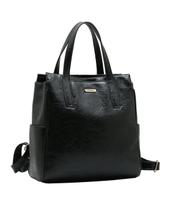 Mochila Feminina vira Bolsa - Boho Chic - Alça de Mão - Chenson 8485700 - Preto