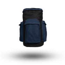 Mochila Ferramental Preto com Azul 50Litros Lona Encerada Mochila Ferramental Preto com Azul 50Litros Lona Encerada