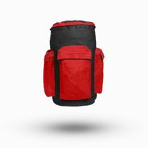 Mochila Ferramental Preto com Vermelho 50Litros Lona Encerada Mochila Ferramental Preto com Vermelho 50Litros Lona Encerada