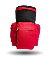 Mochila Ferramental Preto com Vermelho 50Litros Lona Encerada Mochila Ferramental Preto com Vermelho 50Litros Lona Encerada