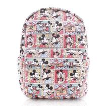 Mochila Finex Mickey Minnie Comic Style Canvas para laptop de 15 polegadas
