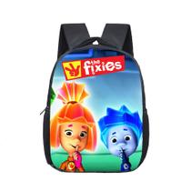 Mochila Fixies Children School Student Poliéster Preta Mochila Fixies Children School Student Poliéster Preta