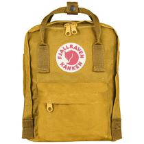 Mochila Fjällräven Kanken Mini para mulheres em nylon ocre marrom