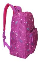 Mochila Florida Feminina Rabisk Costas Preta Cores Floral