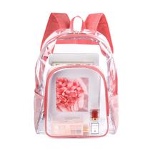 Mochila Fomaris Pink Clear 40cm para Meninas e Mulheres - Com Porta-Garrafa de 2 Litros Mochila Fomaris Pink Clear 40cm para Meninas e Mulheres - Com Porta-Garrafa de 2 Litros