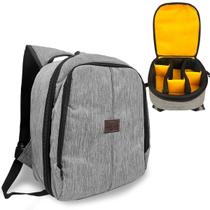 Mochila Fotográfica Compacta Zoomy I Acolchoada Com Divisórias Removíveis