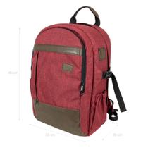 Mochila Fotográfica Profissional Optibag Color - Vermelha Mochila Fotográfica Profissional Optibag Color - Vermelha