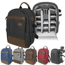 Mochila Fotografica Robusta para Notebook Tripé Varias cores Grafite