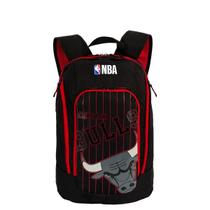 Mochila G 2 Compartimentos Nba Legend Chicago-Preto Vermelho - Sestini