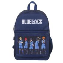Mochila G Juvenil com Compartimento para Notebook Menino Blue Lock