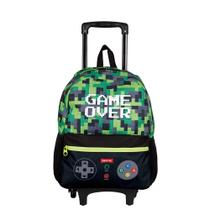 Mochila Game Verde com rodinhas - Sestini Mochila Game Verde com rodinhas - Sestini