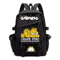 Mochila Garfields Anime School Nylon 29x13x42cm para estudante