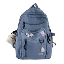 Mochila GAXOS Cute Aesthetic para viagens escolares Blue Girls