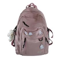 Mochila GAXOS Cute Aesthetic para viagens escolares para meninas cor-de-rosa