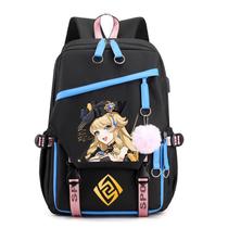 Mochila Genshins Impacts Mochila escolar de anime Mochila Genshins Impacts Mochila escolar de anime