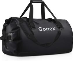Mochila Gonex 40L impermeável para viagem seca preta