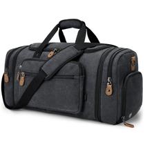 Mochila Gonex Canvas 60L Cinza Escuro - Compartimento para Sapatos