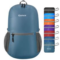 Mochila Gonex Ultra Leve Embalável 20L (Cinza Azul)