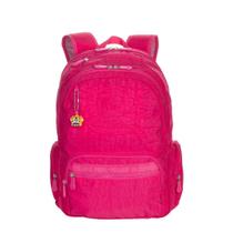 Mochila grande 2 comp paul frank classics dark rosa - pink