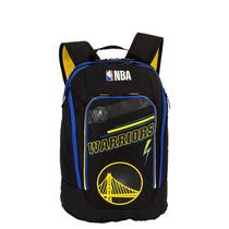 Mochila Grande 2 Compartimentos NBA Legend Golden State - Preto e Azul